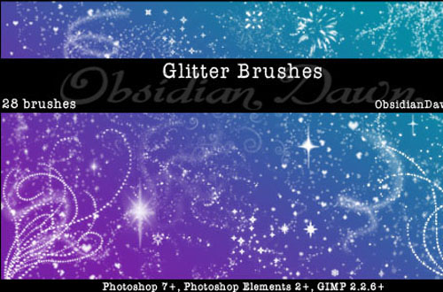 free photoshop sparkle brushes