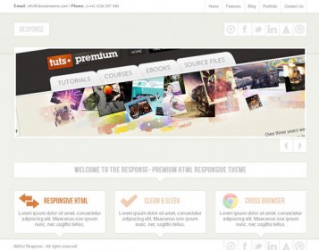 41 Totally Free Responsive HTML/CSS Website Templates - Designbeep