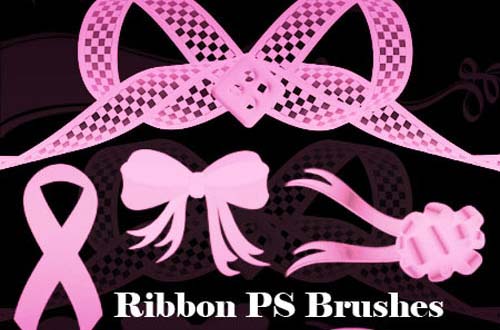 ribbon and bow photoshop brush