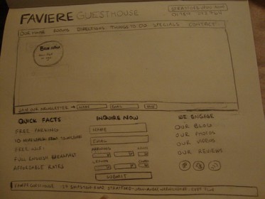 30 Great Examples of Web Design Sketches - Designbeep