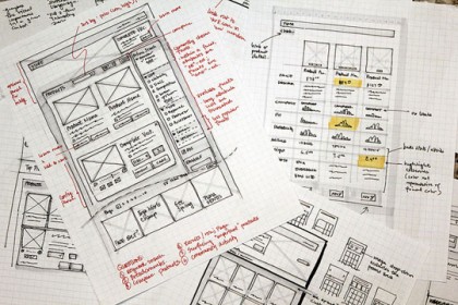 30 Great Examples Of Web Design Sketches - Designbeep