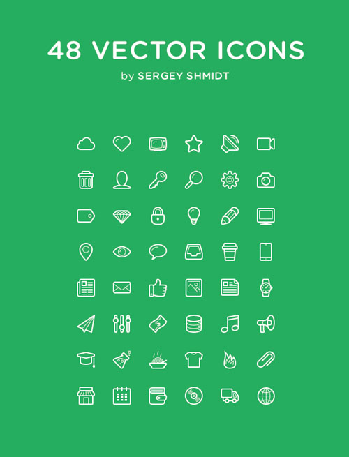 free outline icons