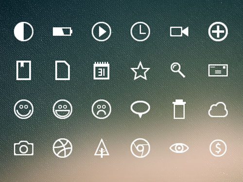 free outline icons