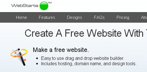 2.free website builder