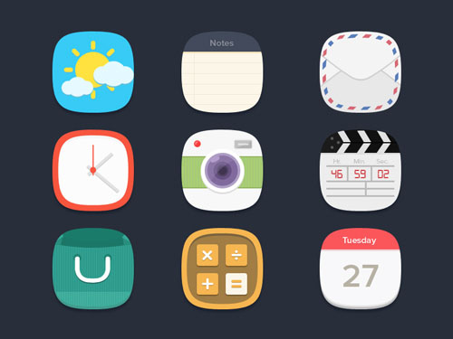 free flat icons