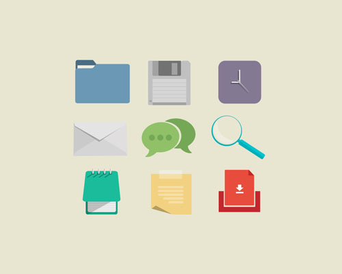 free flat icons