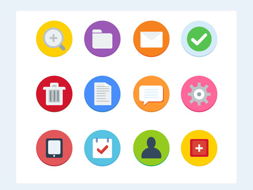 free flat icons