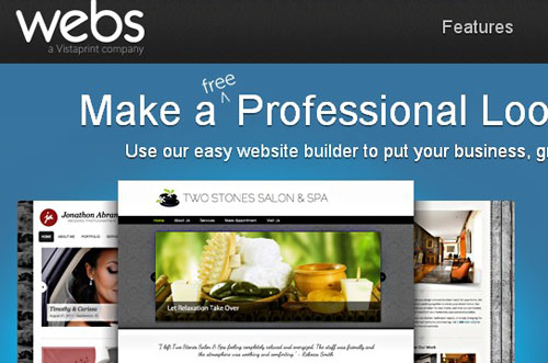 7.free website builder