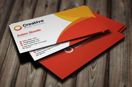 business card template