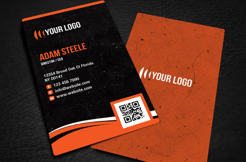 business card template