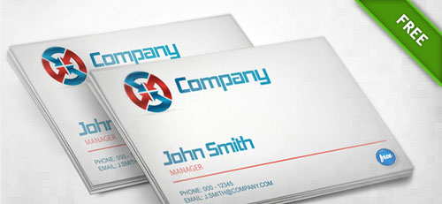 business card template