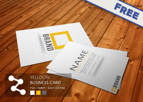 business card template