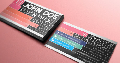 business card template