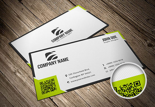 business card template