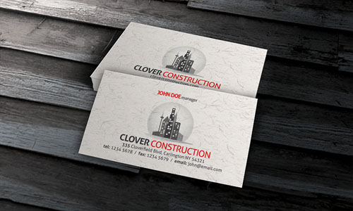 business card template