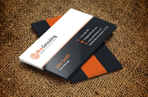 business card template