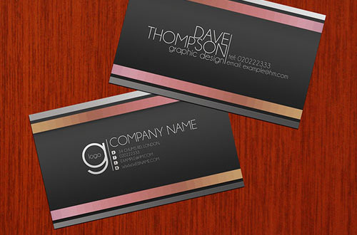 business card template