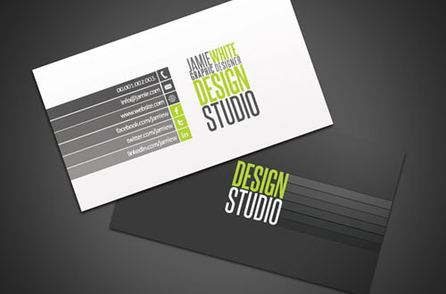 business card template