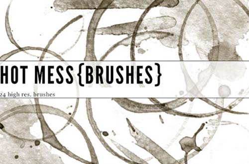 photoshop stain brushes