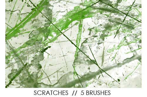 photoshop scratch brushes