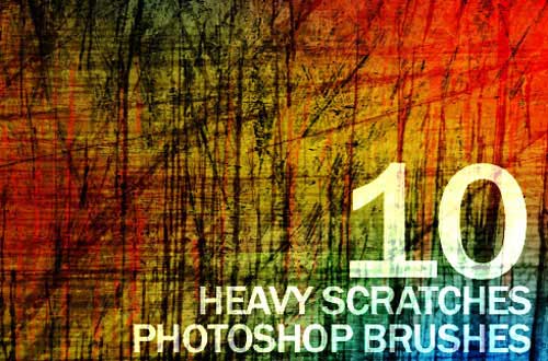 Free Photoshop Brushes - Scratch