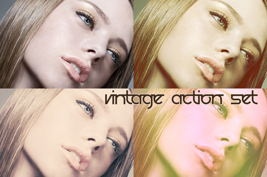 free portrait photoshop actions