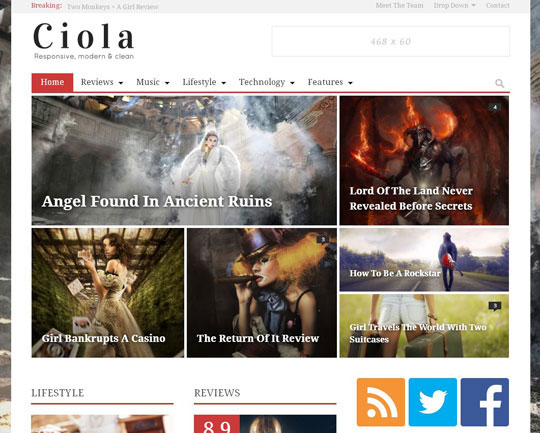 magazine style wordpress themes