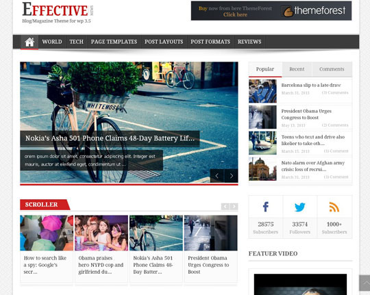 magazine style wordpress themes