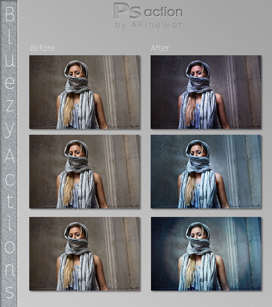 free portrait photoshop actions