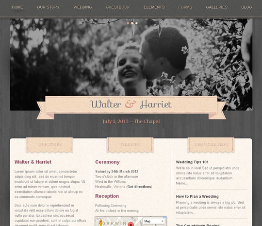 4.wordpress wedding themes