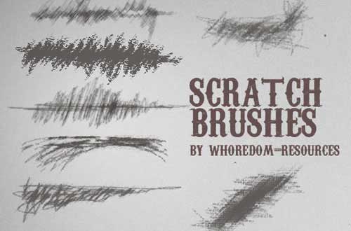 Free Download Bear Scratches Photoshop Brush - ABR File