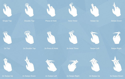 gesture icons