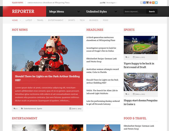 magazine style wordpress themes