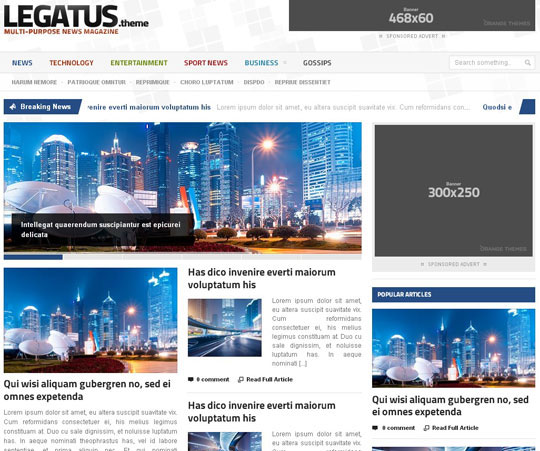 magazine style wordpress themes