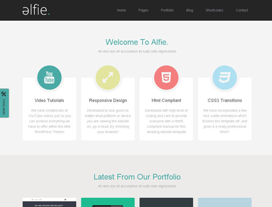 10.flat portfolio template