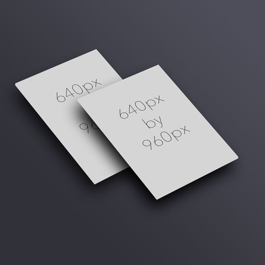 free perspective screen mockup for app design