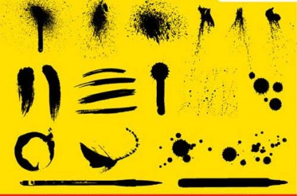 20 Free Awesome Splatters Vectors - Designbeep