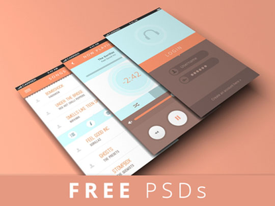 free perspective screen mockup for app design