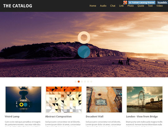 portfolio tumblr themes