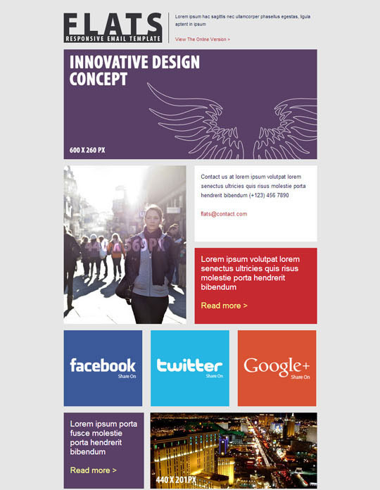 responsive email newsletter templates