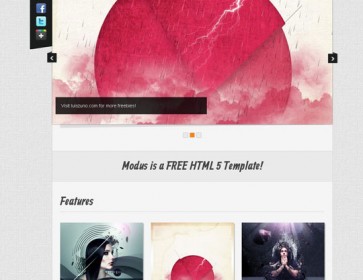 100 Absolutely Free Responsive HTML5/CSS3 Website Templates - Designbeep