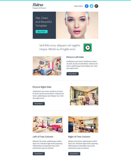 responsive email newsletter templates