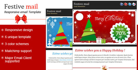 christmas email templates