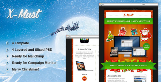 christmas email templates