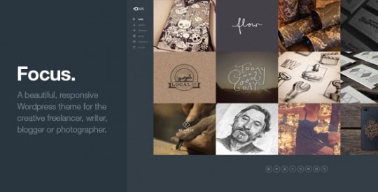 WP Theme Of the Day #99 – Focus - Unique Creative Responsive Wordpress ...