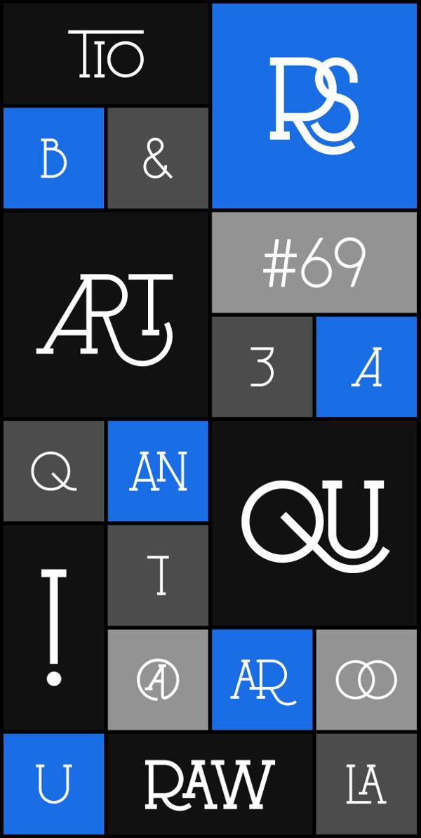 4.Le Super Serif font