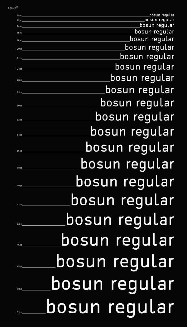 6.Free Font Of The Day  Bosun