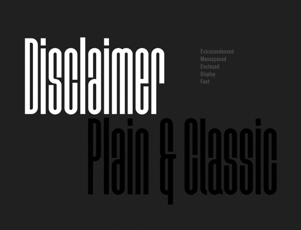 1.Free Font Of The Day  Disclaimer