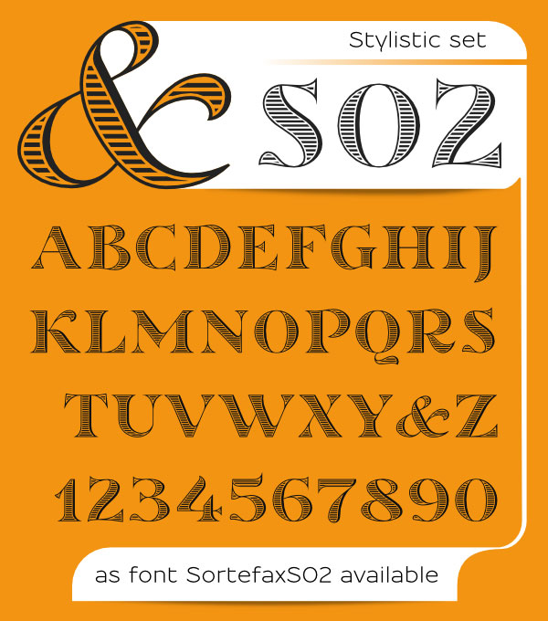 4.Free Font Of The Day  Sortefax