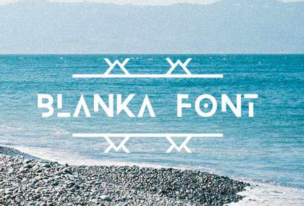 6.Free Font Of The Day  Blanka